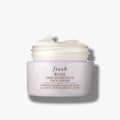 A jar of Fresh Rose & Hyaluronic Acid Deep Hydration Moisturizer by Nava Beauty, showcasing a premium skincare aesthetic.
