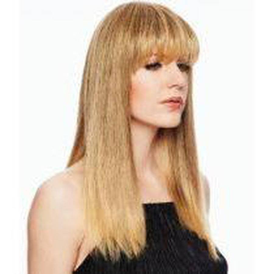 Clip-in Fringe Top of Head Hair Piece in Blonde and Brown Tones