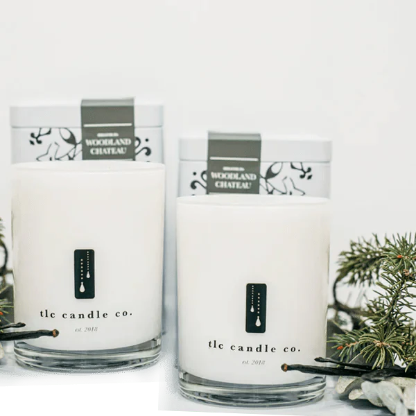 "Frolick Through The Forest" Woodland Chateau Luxury 2-Wick Soy Candle Gift Sets
