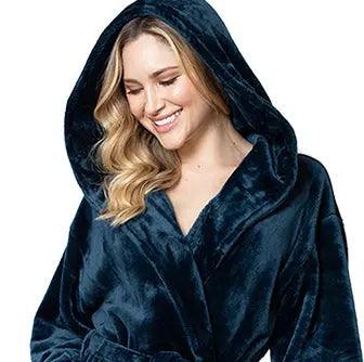 Women’s Plush Hooded Robe – Soft Spa-Worthy Loungewear - Image 21