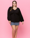 A sophisticated solid pleated silky fabric top in a flowy, elegant silhouette.