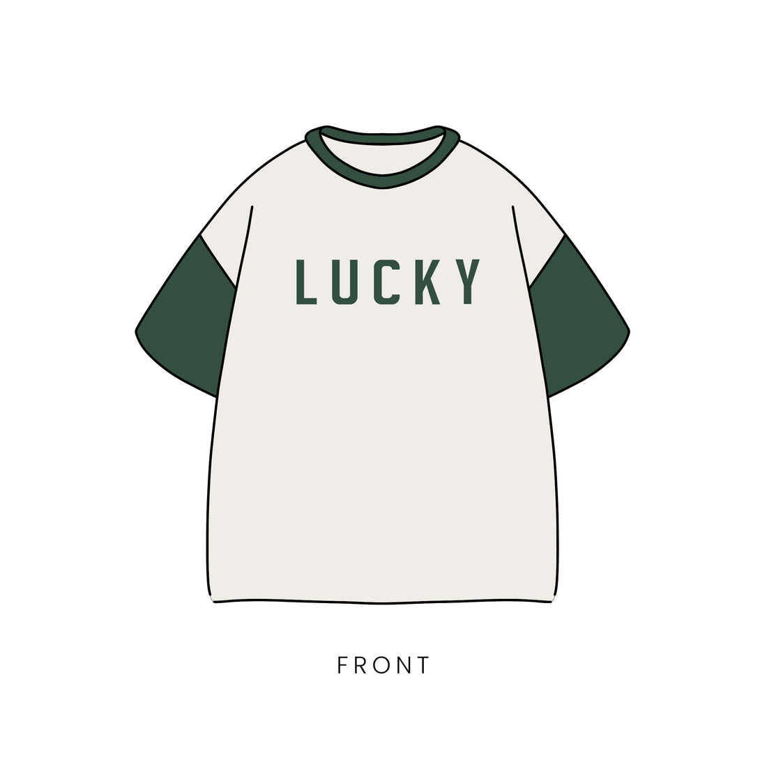 Adult Cotton Tee | Lucky