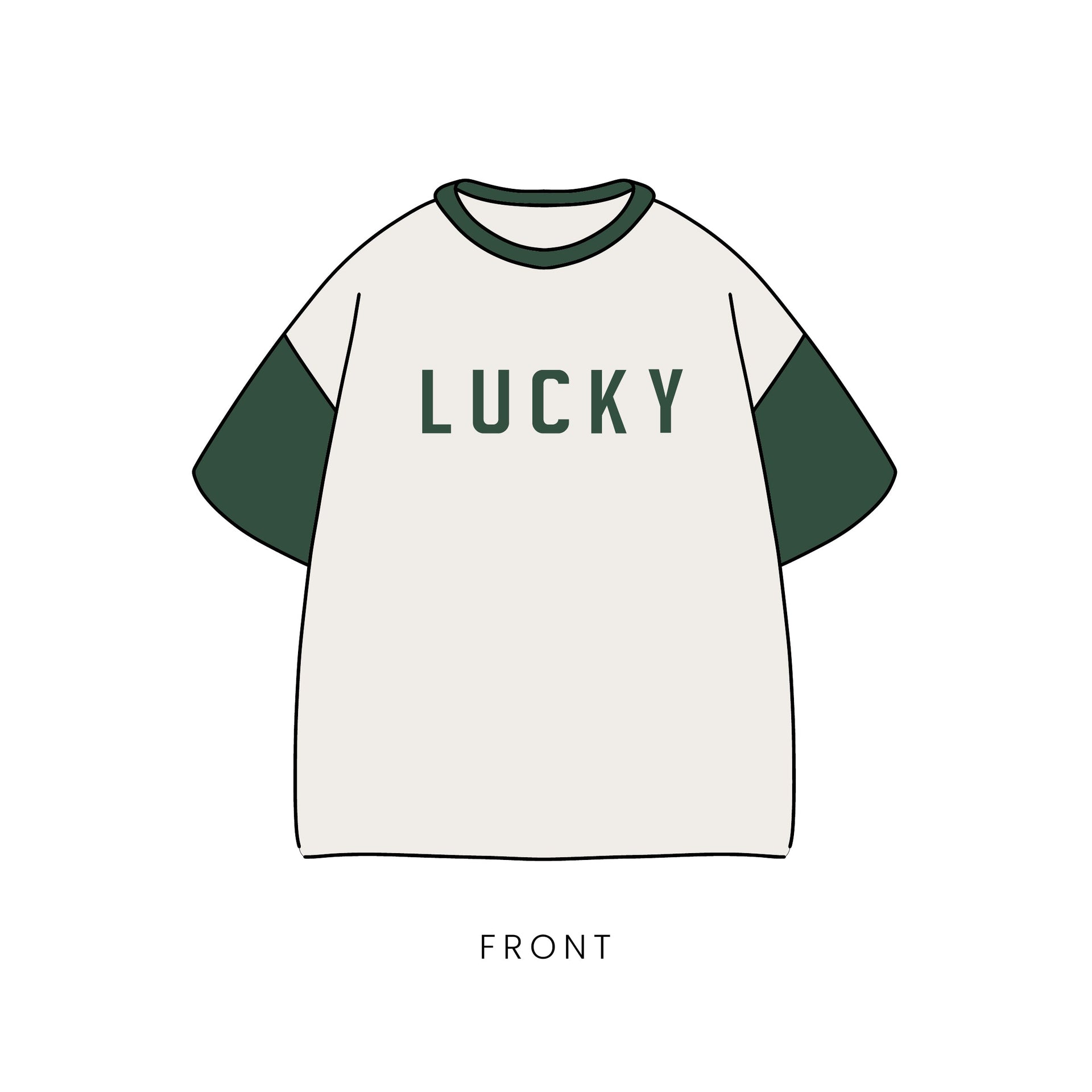 Adult Cotton Tee | Lucky