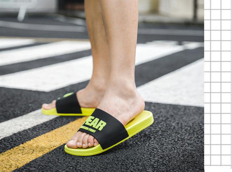 Fruit Banana Print Summer Indoor Slippers Non-Slip Bathroom Slides