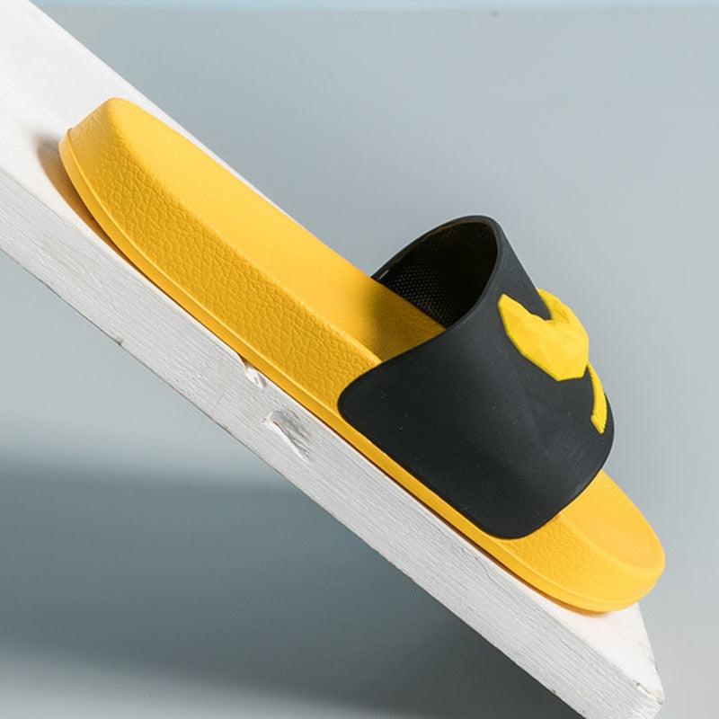 Fruit Banana Print Summer Indoor Slippers Non-Slip Bathroom Slides
