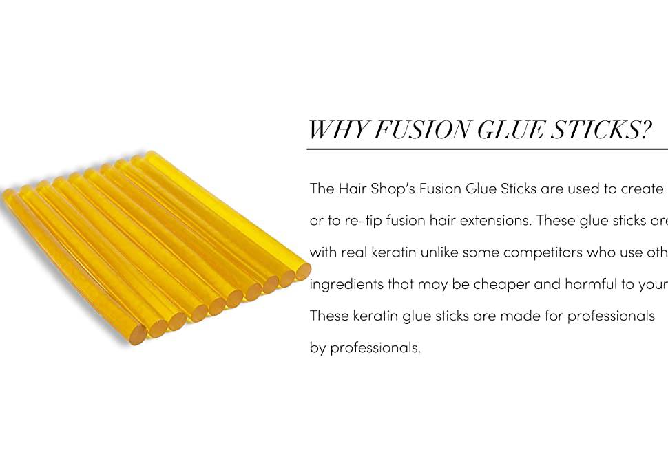 Fusion Hair Extension Glue Sticks 12 Pack Professional Bonding