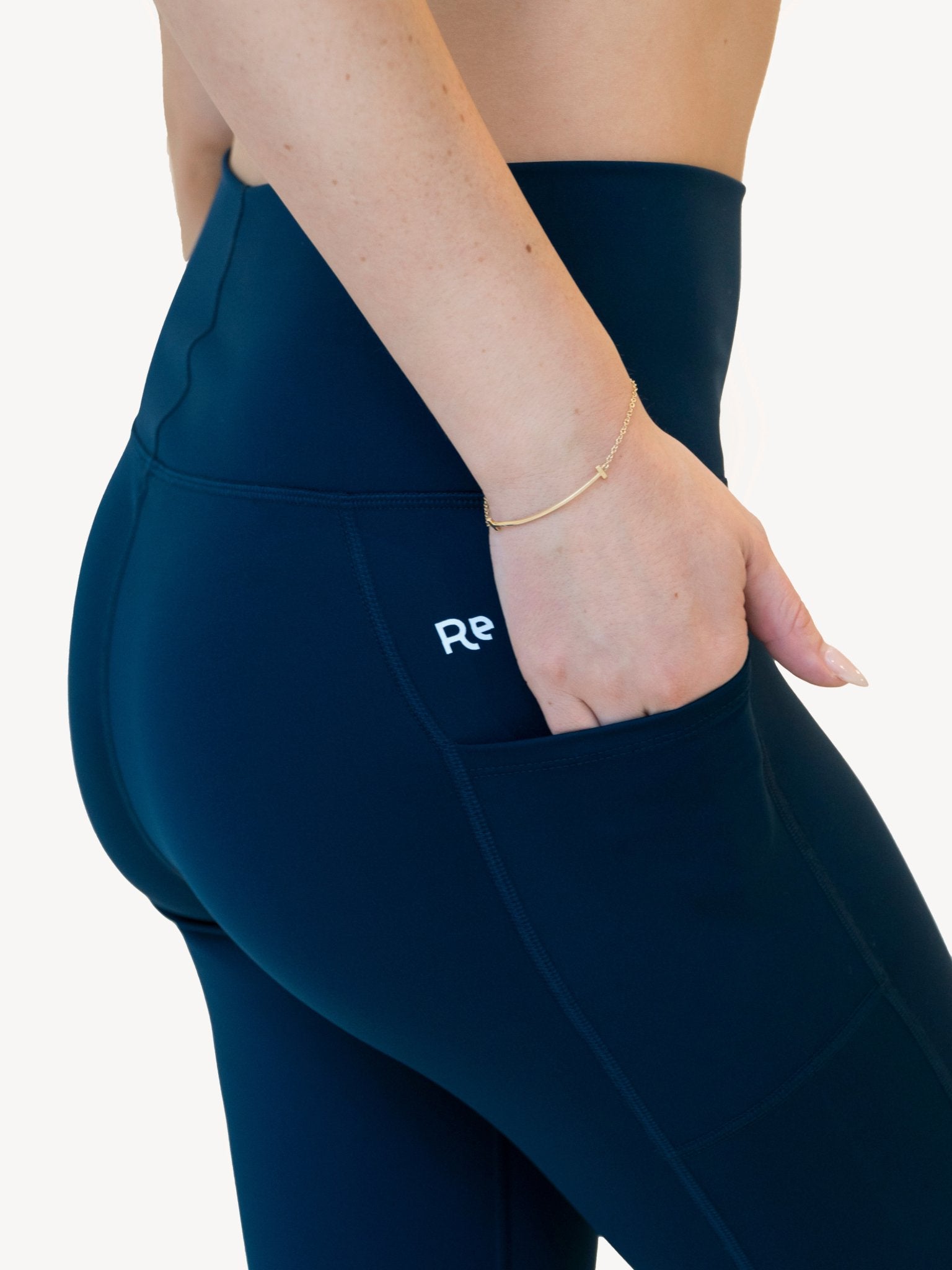 Fusion High-Waist Performance Leggings with Side Pockets - Image 3