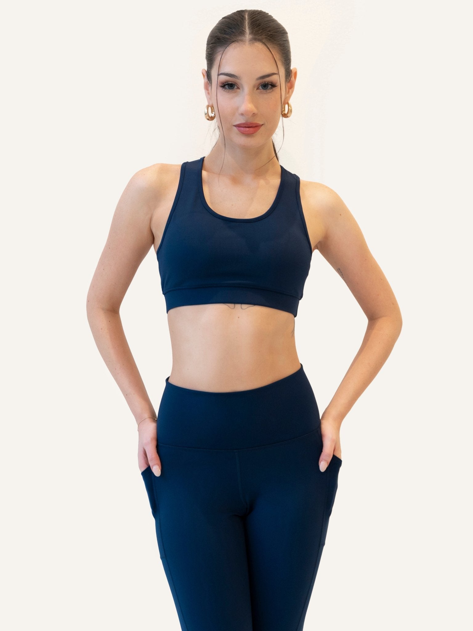 Fusion High-Waist Performance Leggings with Side Pockets - Image 8