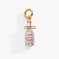 Alex And Ani two-tone Future Wifey champagne bottle charm with sparkling crystal accents for charm bracelets