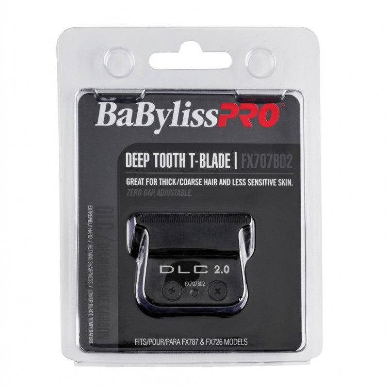 Black DLC Deep-Tooth T-Blade for Barber Trimmers #FX707BD2