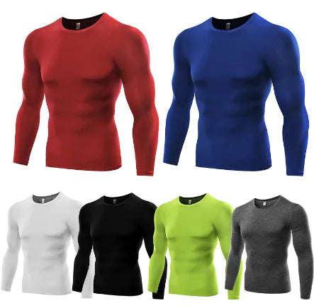 Men's Compression Top, Breathable Fitness Shirt