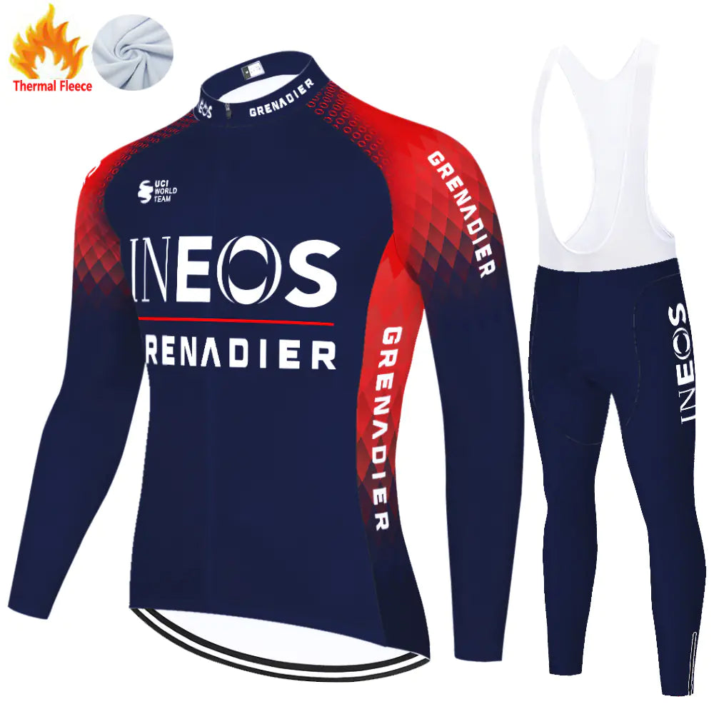 GRENADIER Winter Thermal Fleece Cycling Clothing for Men