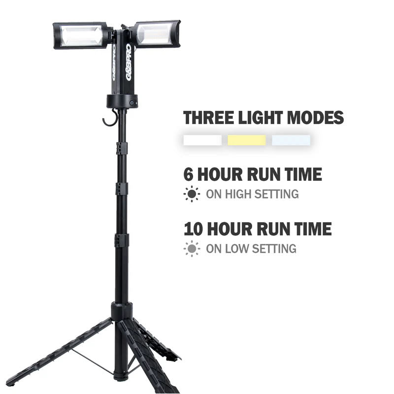 Multi-Directional Portable LED Light Stand for Precision Lighting