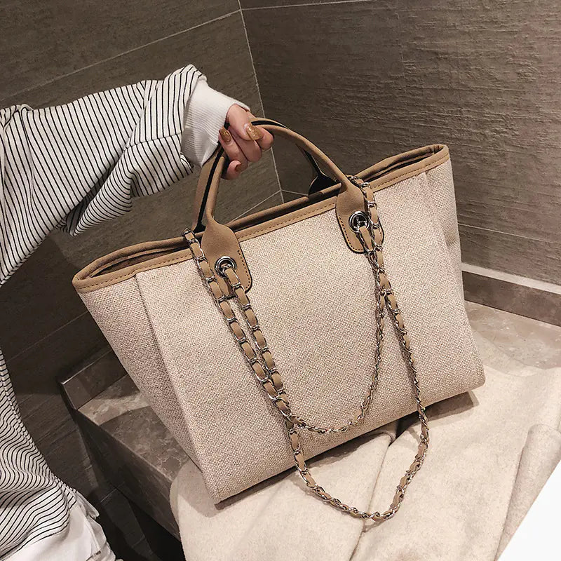 New Korean Style Large Capacity Tote Bag for Women