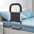 Bed Rails for Elderly Adults Safety Medical Bed Assist Rail for Seniors Bed Side Rails for Queen Bed Height Adjustable Bedside Bed Cane Grab Bar Handle with Storage Bag Fits King Twin Full Size Bed