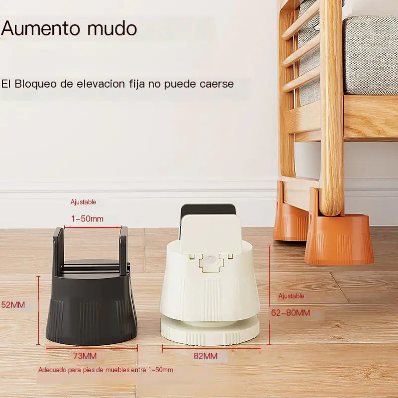 Adjustable Furniture Leg Risers for Tables and Desks