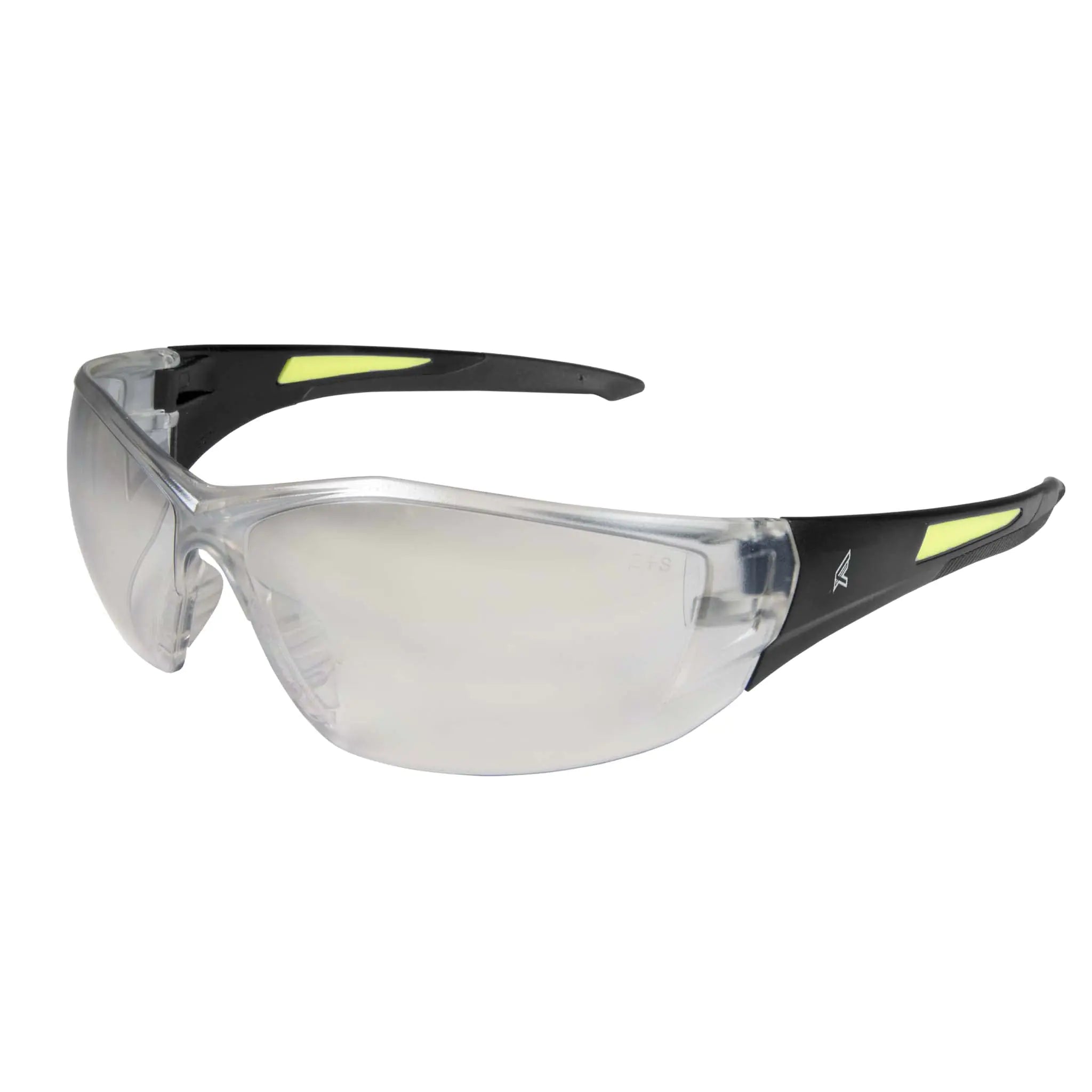 Edge SD111AR-G2 Delano G2 Wrap-Around Safety Glasses Anti-Scratch Non-Slip UV 400 Military Grade ANSI/ISEA & MCEPS Compliant 5.04" Wide Black Frame / Anti-Reflective Clear Lens