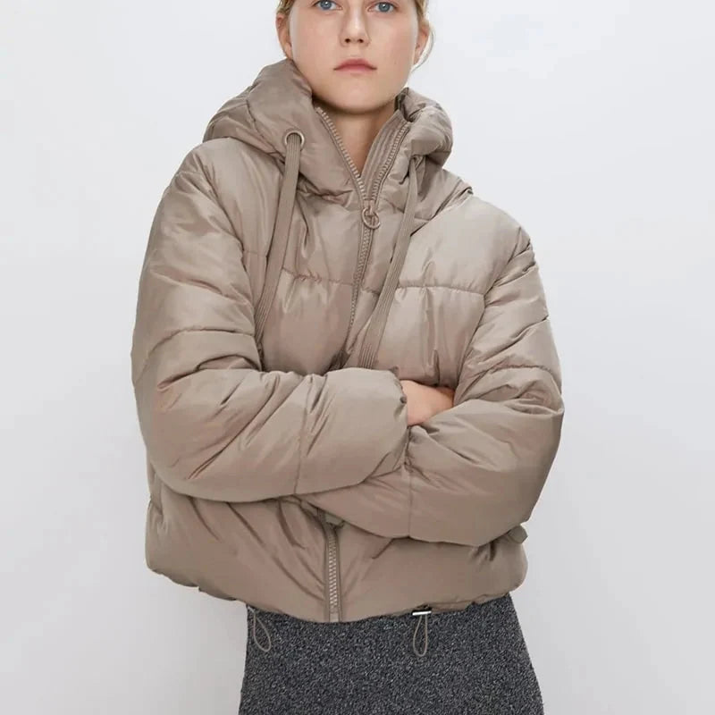 Cotton Padded Jacket Winter Hooded