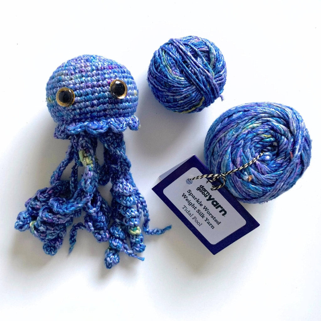 Galaxy Jellyfish Amigurumi Crochet Pattern - Whimsical DIY Decor