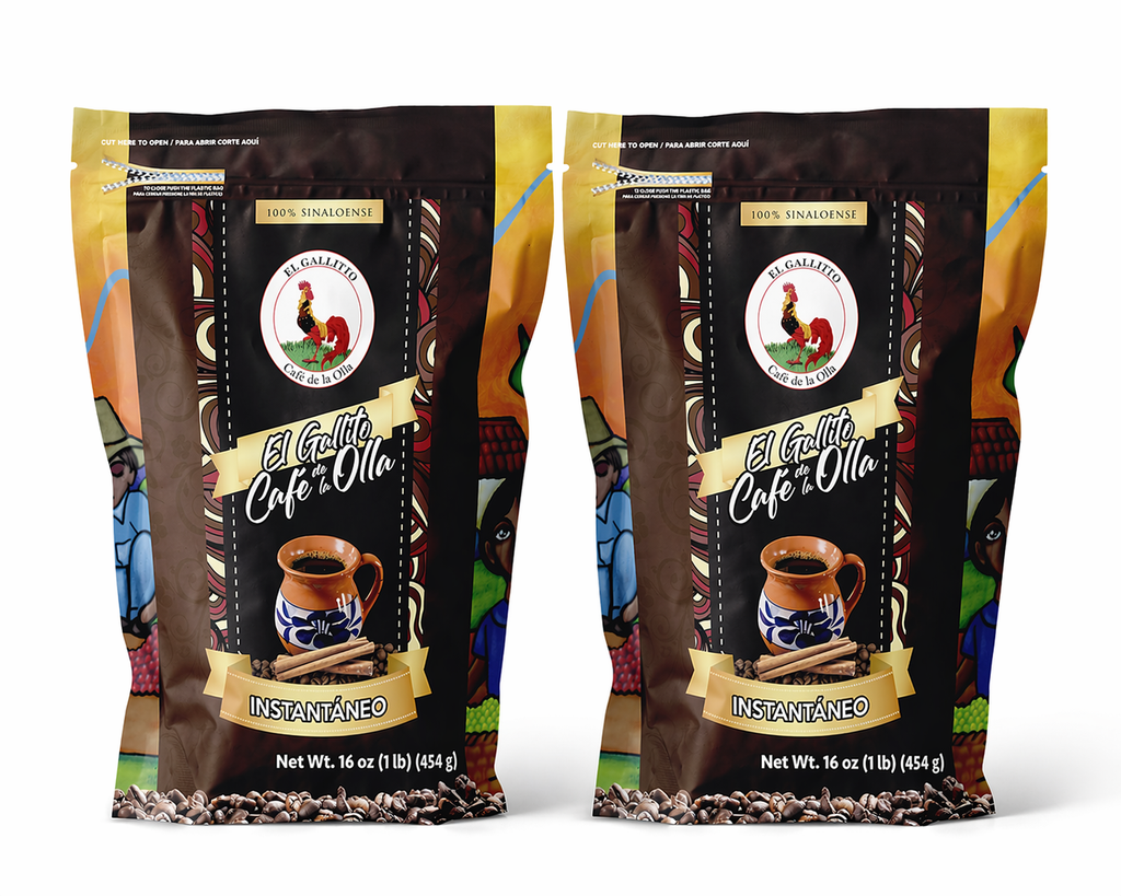 Traditional Mexican Café de Olla Instant Coffee 1 LB Earth Tone