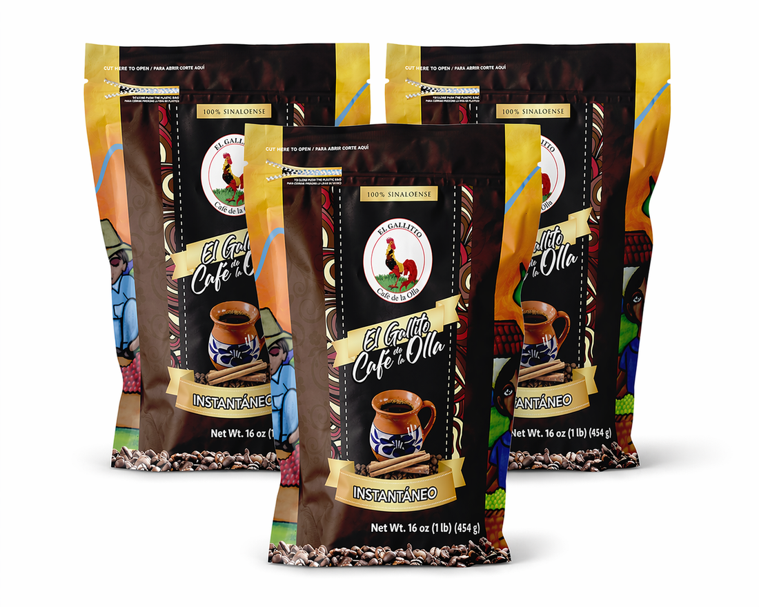 Traditional Mexican Café de Olla Instant Coffee 1 LB Earth Tone