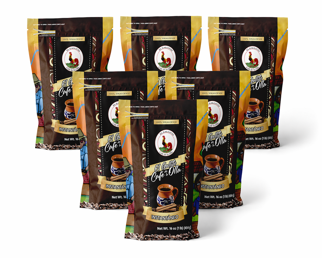 Traditional Mexican Café de Olla Instant Coffee 1 LB Earth Tone