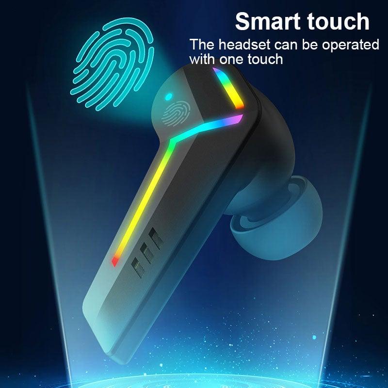 Wireless Gaming Earbuds with Microphone, Low Latency Sports Headset