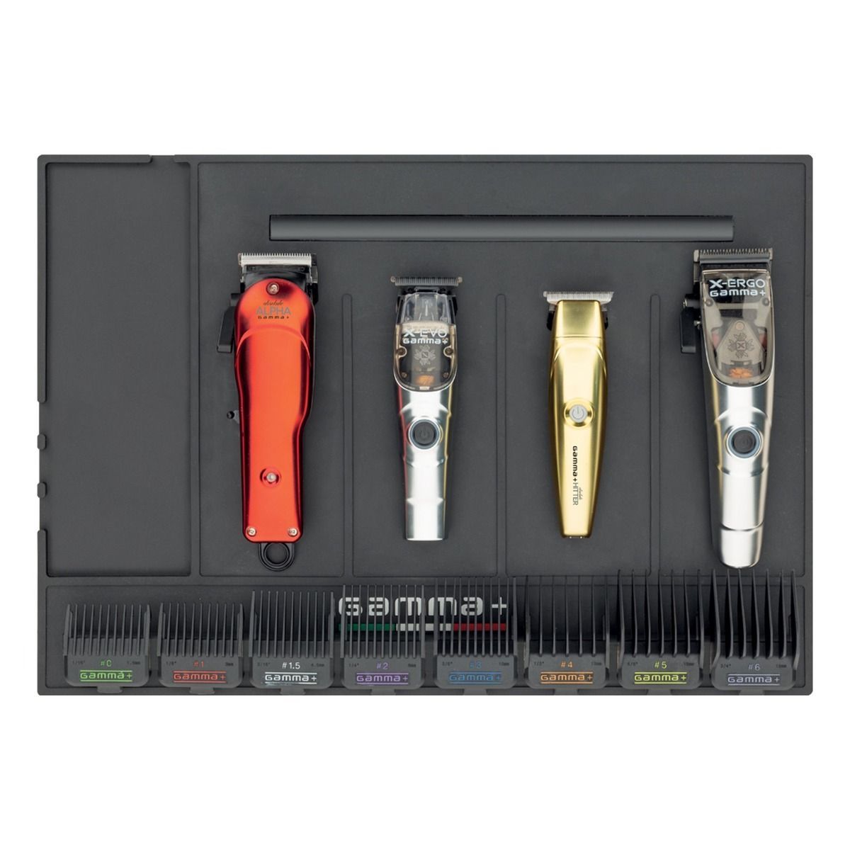 Magnetic Mat Station Organizer for Professional Barber Clippers