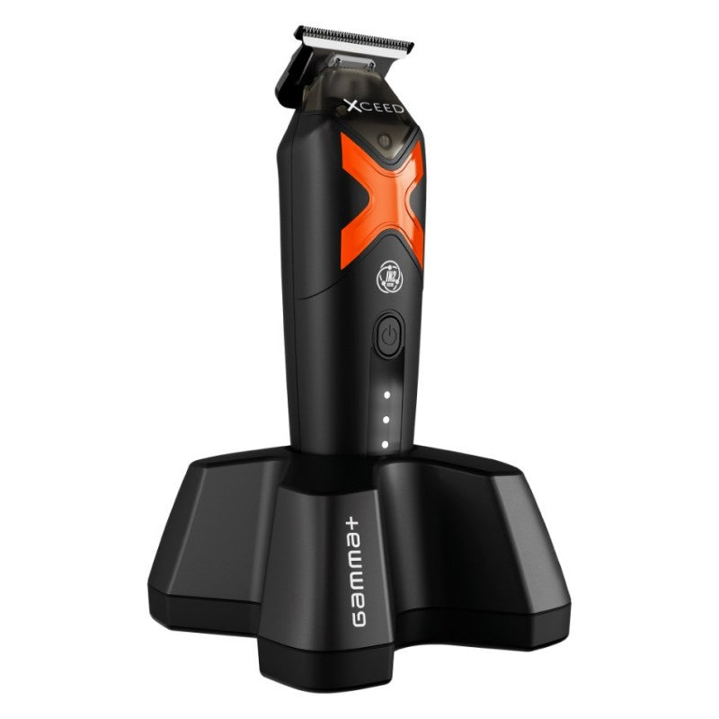 Professional Hair Trimmer for Modern Grooming in Black & Orange