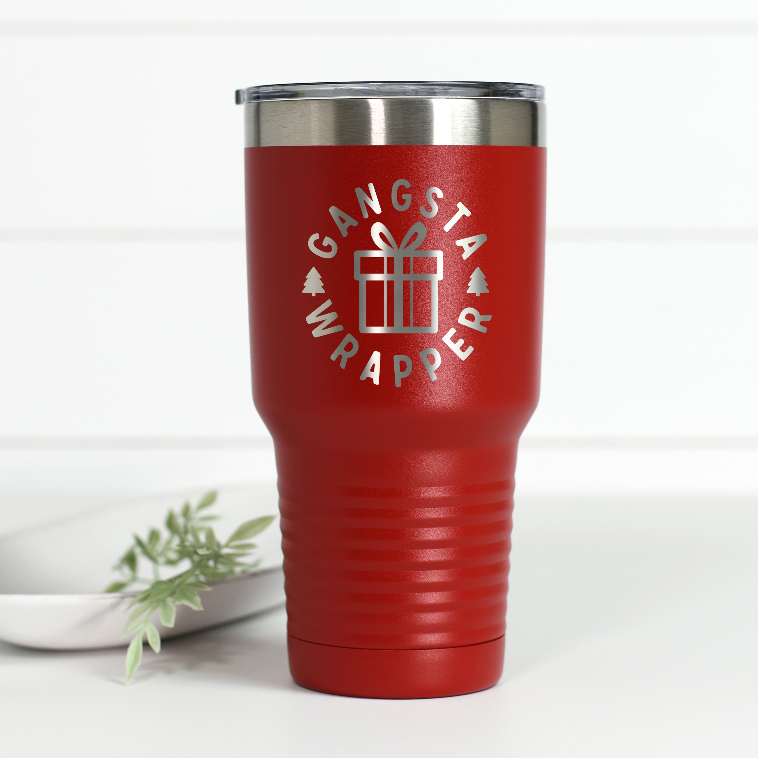 Gangsta Wrapper 30 oz Engraved Tumbler