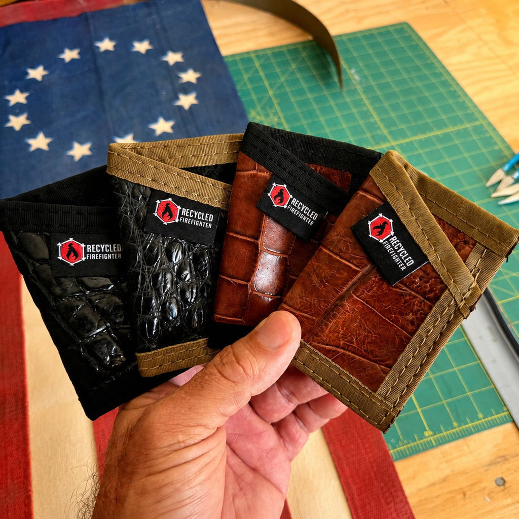 Sergeant Slim Gator Edition Minimalist Wallet for Everyday Carry