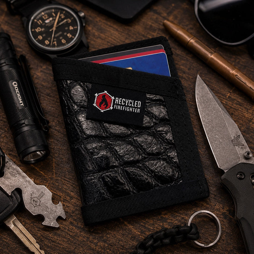 Sergeant Slim Gator Edition Minimalist Wallet for Everyday Carry