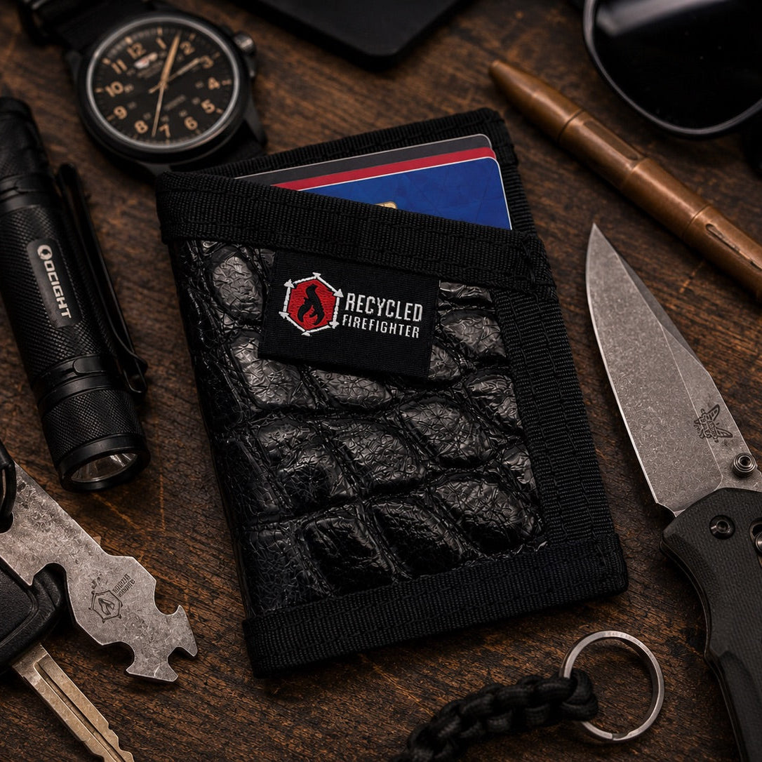 Sergeant Slim Gator Edition Minimalist Wallet for Everyday Carry
