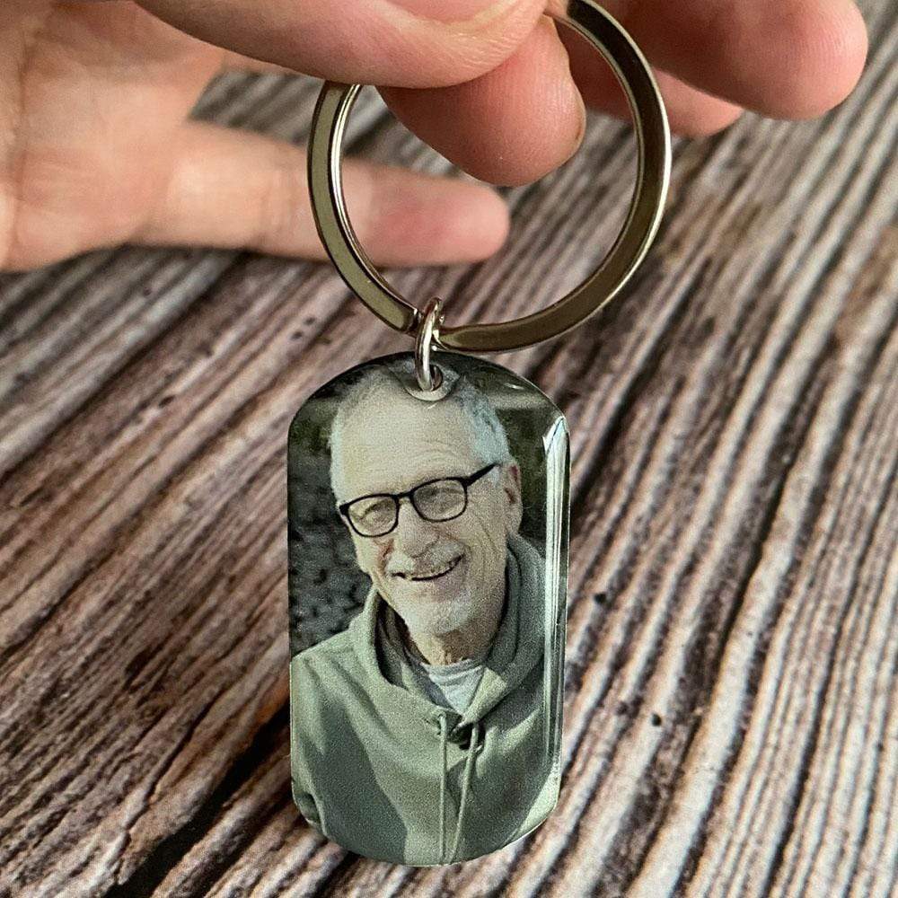 I Will Carry You With Me Memorial Keychain