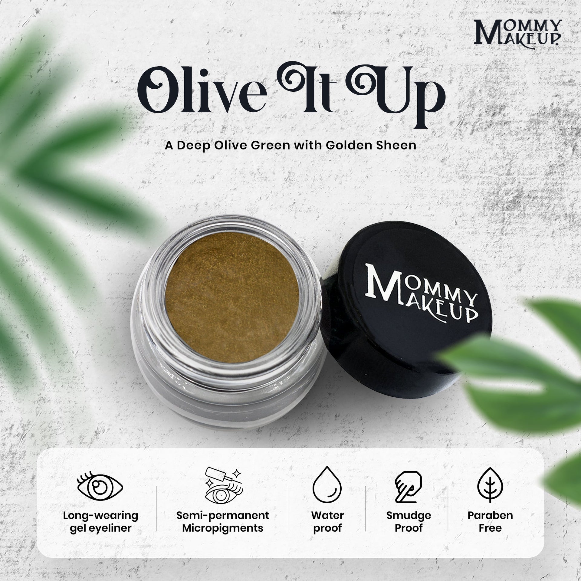 Olive It Up Stay Put Waterproof Gel Eyeliner w/ Micropigments