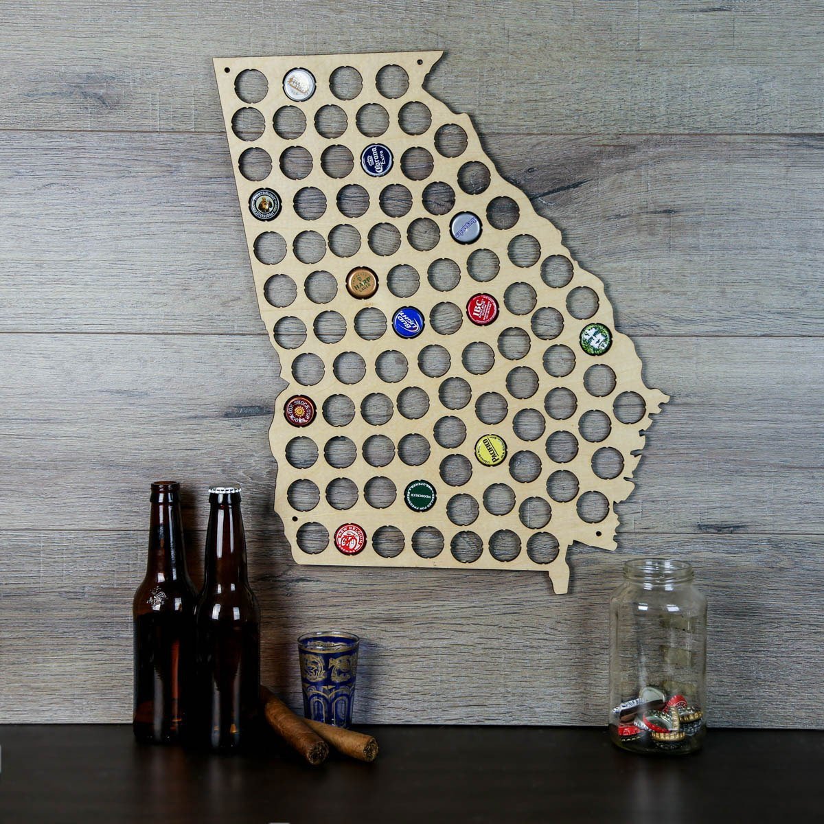 Georgia Beer Cap Map