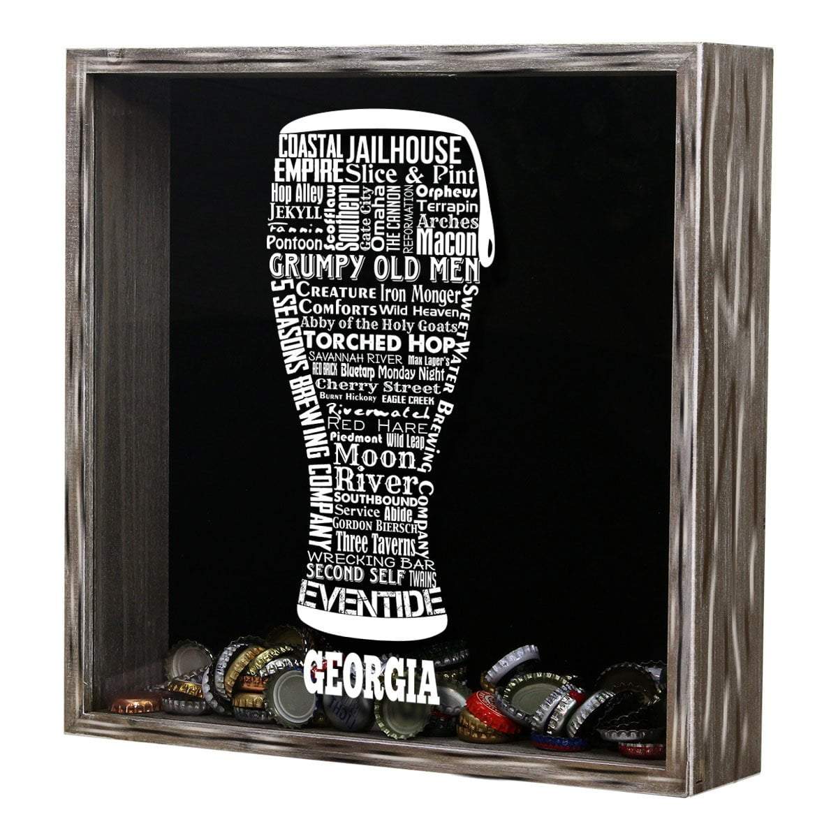 Georgia Beer Typography Shadow Box