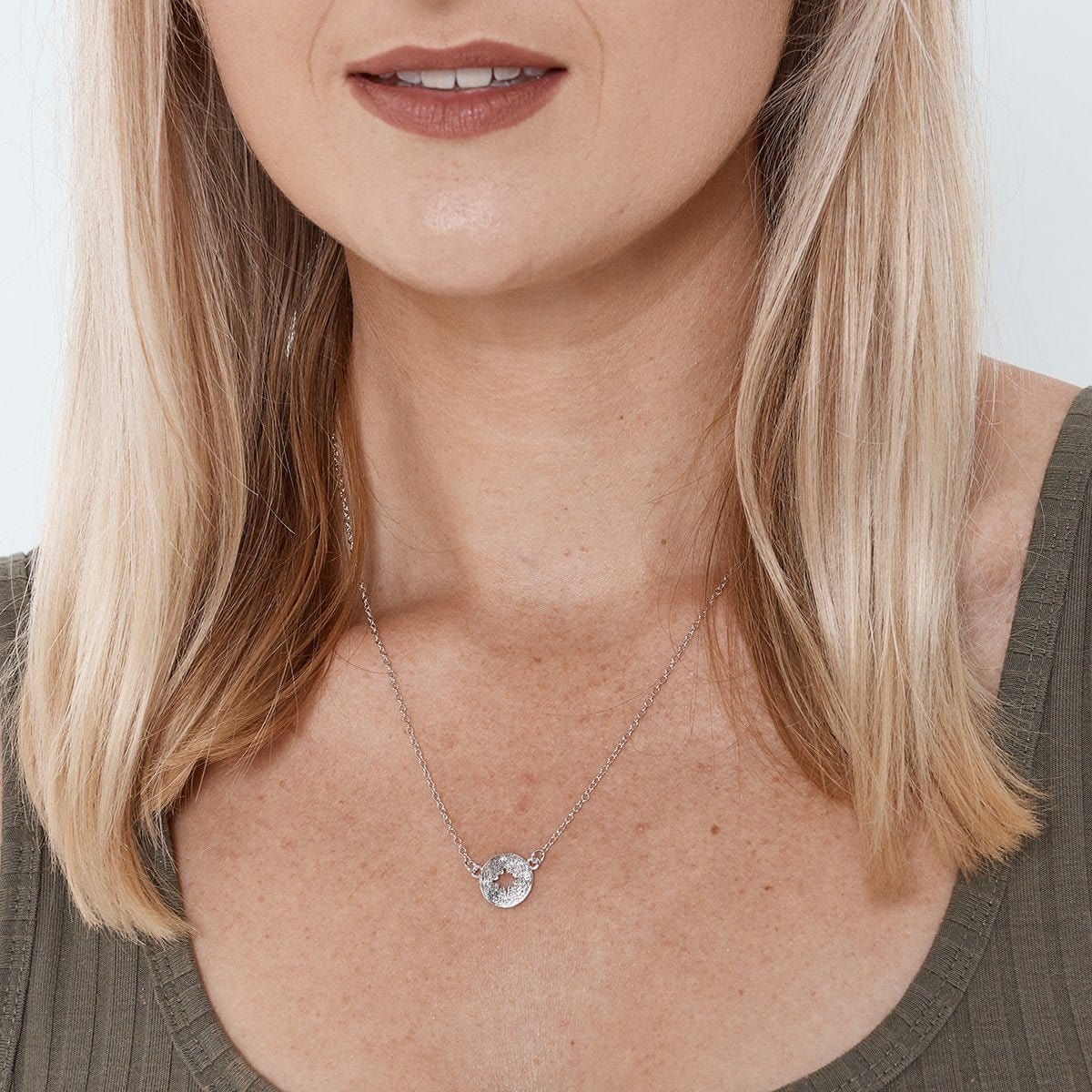 Georgia Compass Pendant Necklace