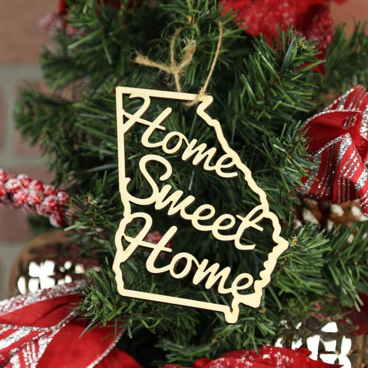 Georgia Home Sweet Home Ornaments