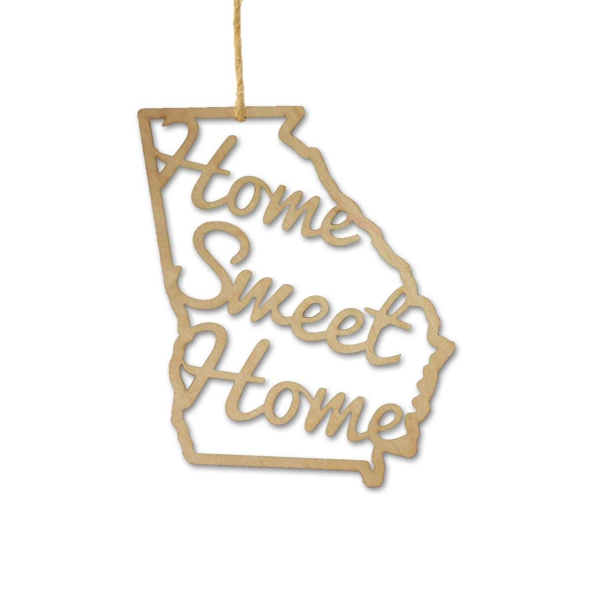 Georgia Home Sweet Home Ornaments