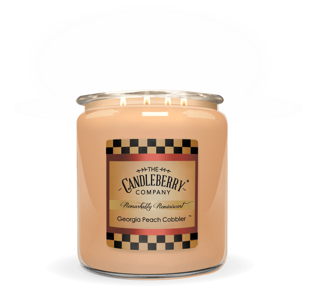 Georgia Peach Cobbler 4-Wick Cookie Jar Candle
