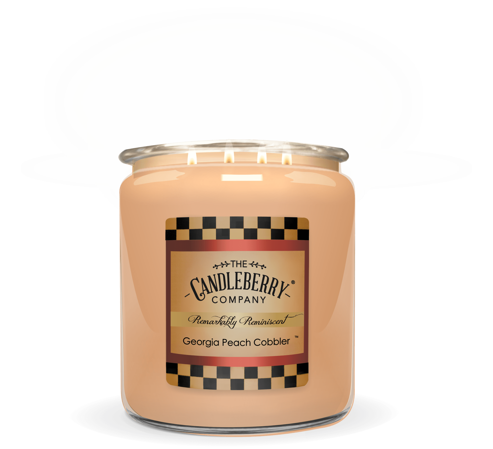 Georgia Peach Cobbler 4-Wick Cookie Jar Candle