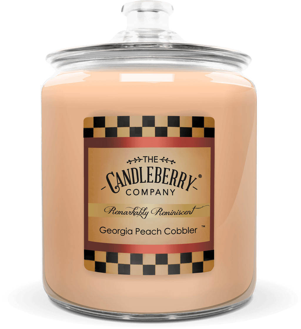 Georgia Peach Cobbler 4-Wick Cookie Jar Candle