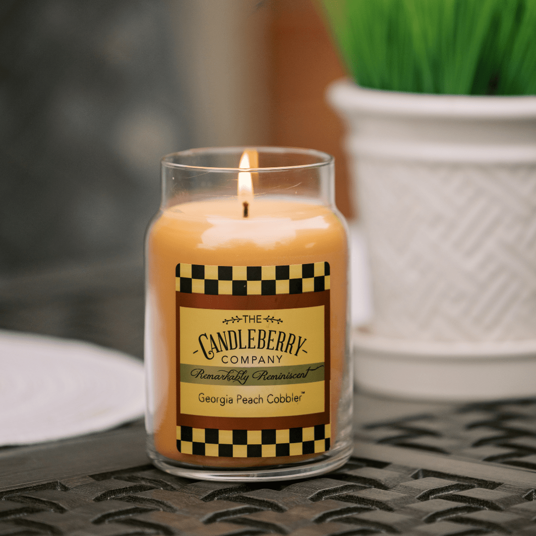 Georgia Peach Cobbler™ Large Jar Candle | Scented