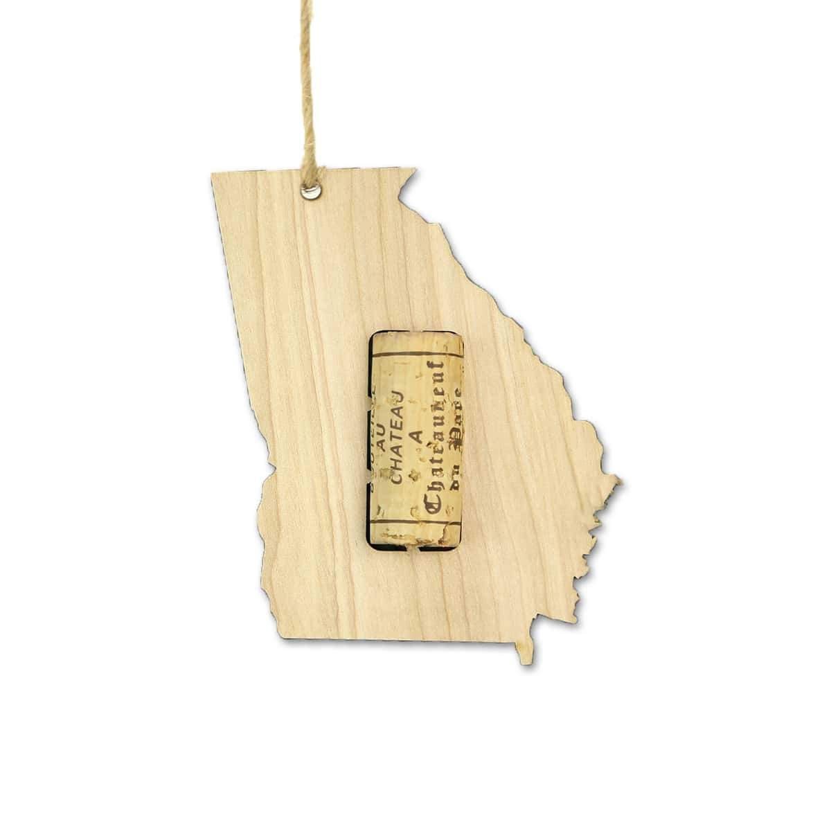 Georgia Wine Cork Holder Ornaments