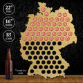 Germany Beer Cap Map