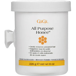 GiGi All Purpose Honee 8oz microwave hair removal wax container