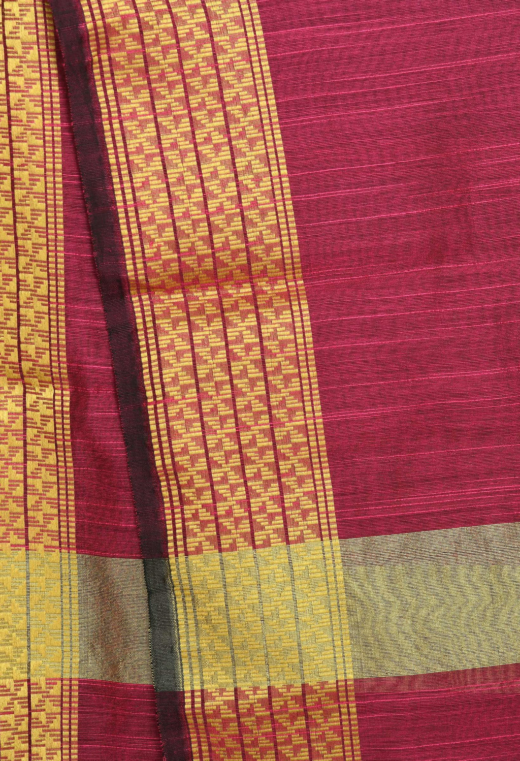 Pink Handloom Cotton Dupatta - Soft Breathable Traditional Drape