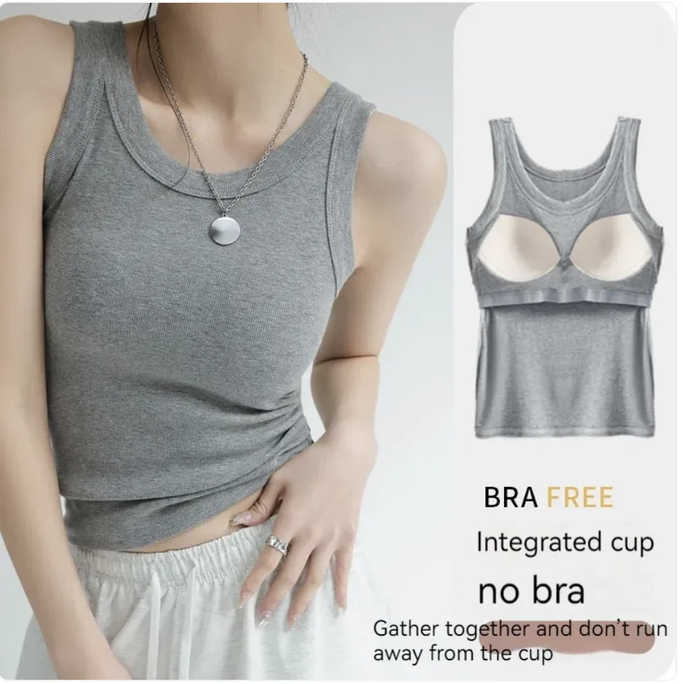 Women's Padded Strap Tank Top