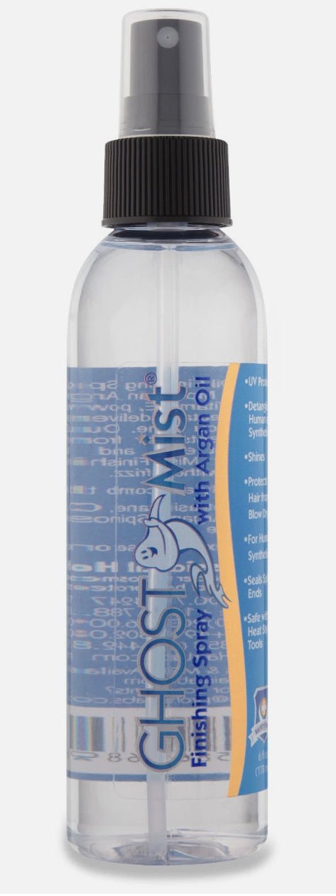 Ghost Mist Argan Oil Finishing Hairspray 6 oz bottle for anti-frizz and heat protection